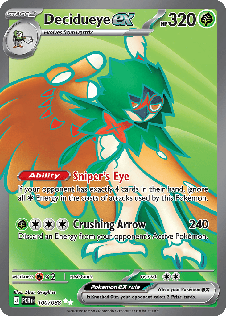 Decidueye ex 100