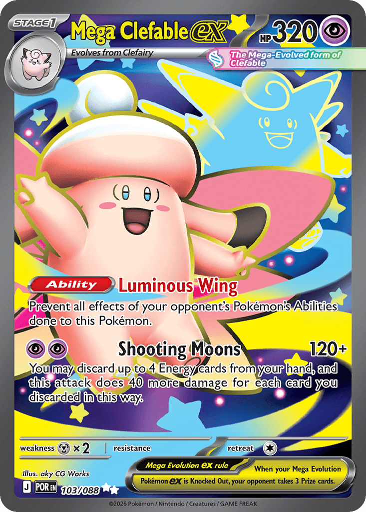 Mega Clefable ex 103