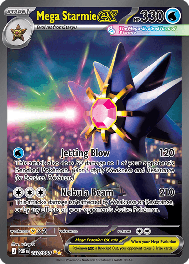 Mega Starmie ex 118