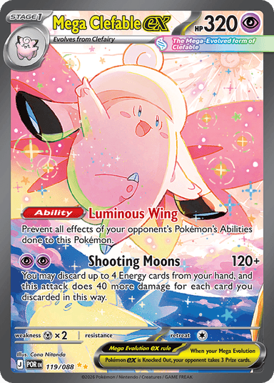 Mega Clefable ex 119
