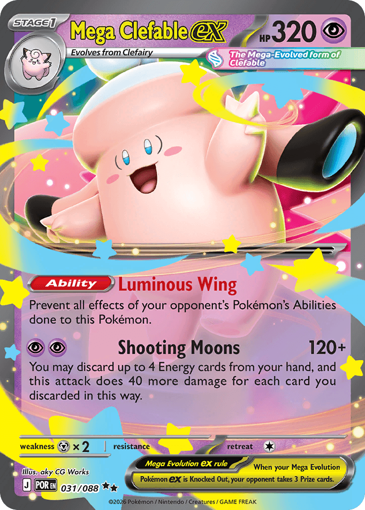 Mega Clefable ex 31 — Perfect Order