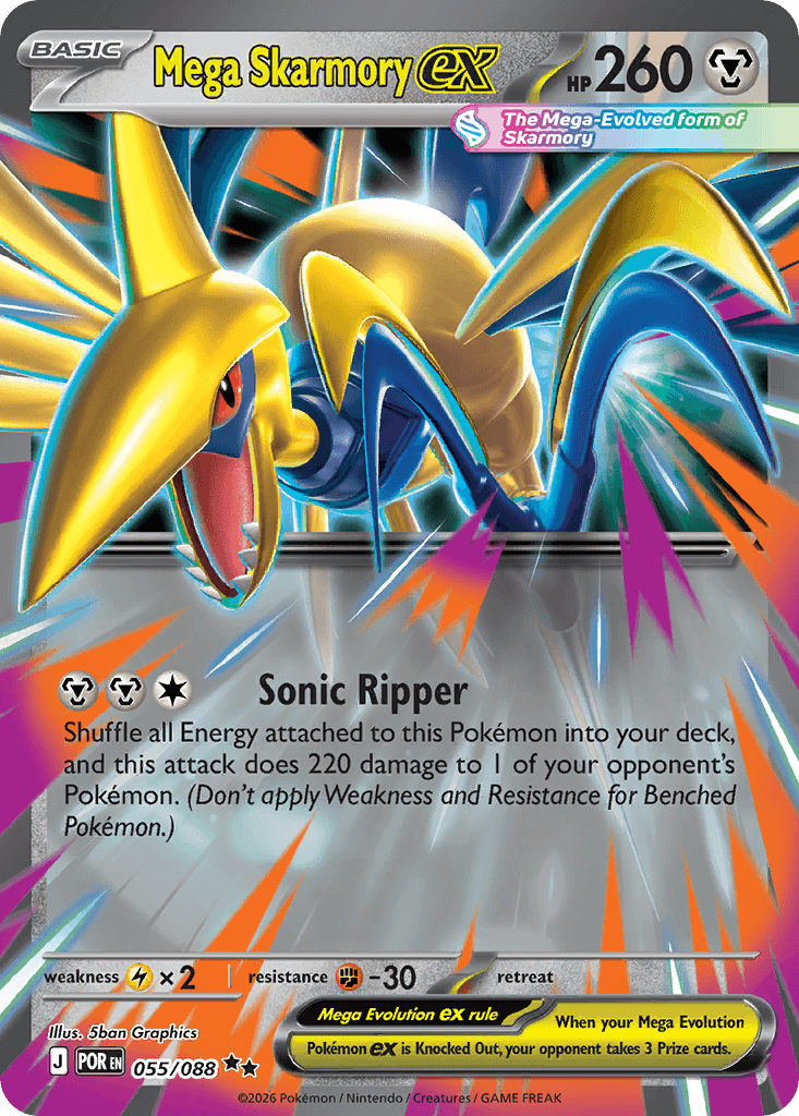 Mega Skarmory ex 55