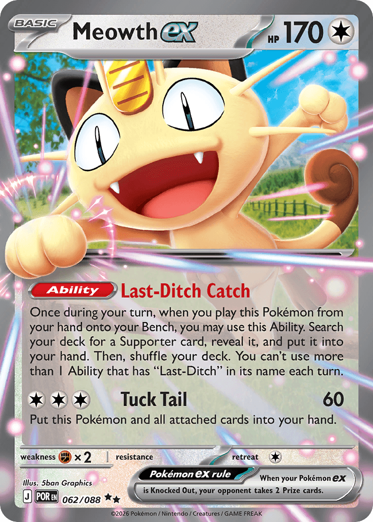 Meowth ex 62