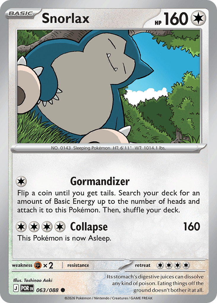 Snorlax 63 — Perfect Order