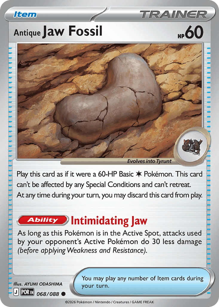 Antique Jaw Fossil 68