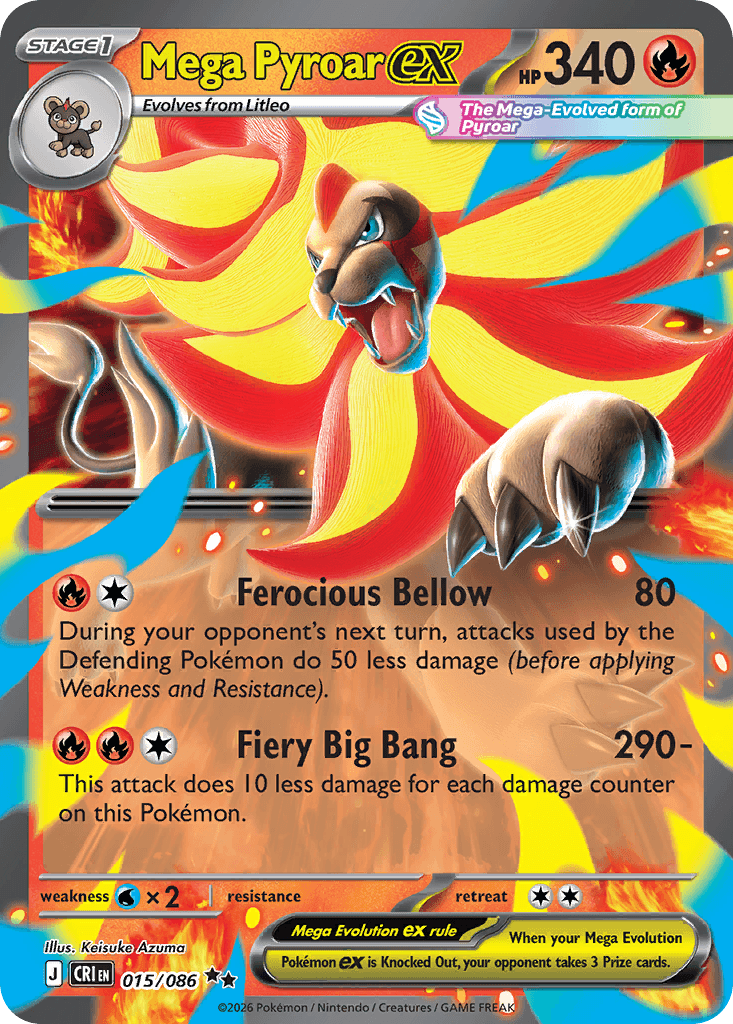 Mega Pyroar ex 15