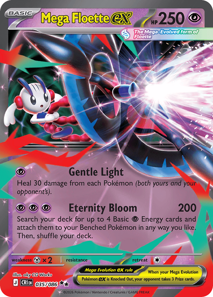Mega Floette ex 35 — Chaos Rising