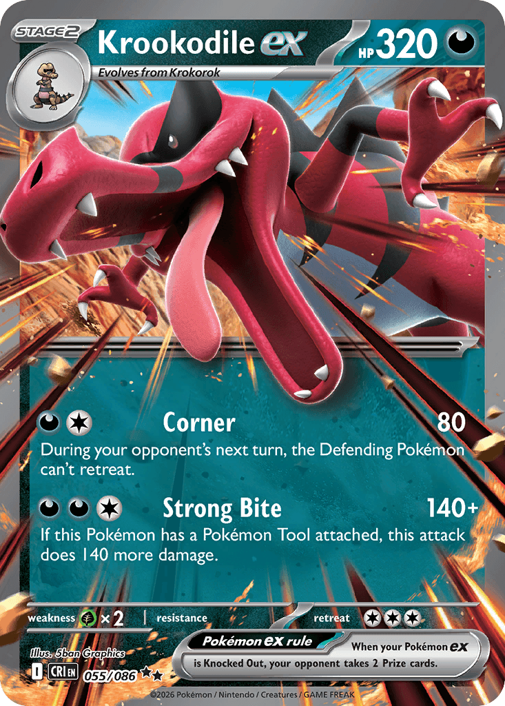 Krookodile ex 55