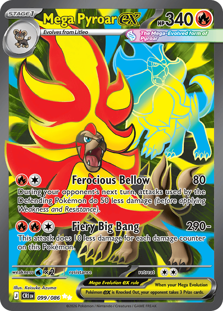 Mega Pyroar ex 99