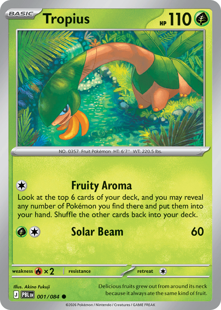 Tropius 1 — Pitch Black