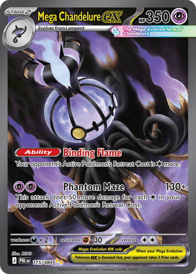 Mega Chandelure ex 115