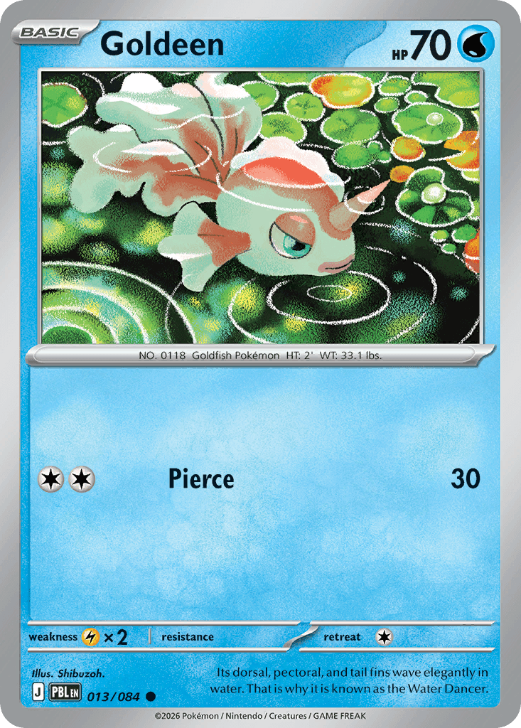 Goldeen 13 — Pitch Black