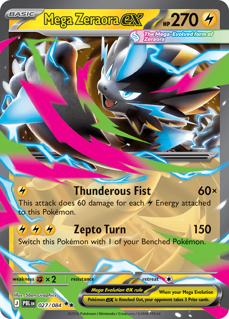 Mega Zeraora ex 27