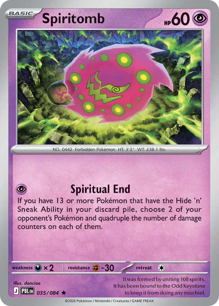 Spiritomb 35 — Pitch Black