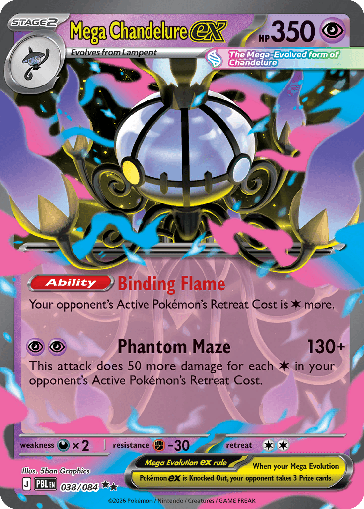 Mega Chandelure ex 38