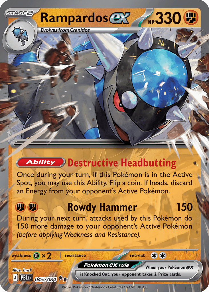Rampardos ex 45 — Pitch Black