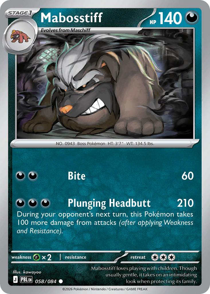 Mabosstiff 58 — Pitch Black