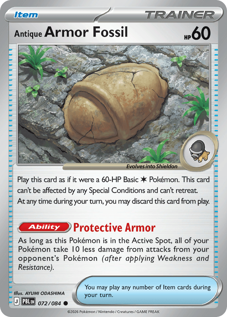Antique Armor Fossil 72