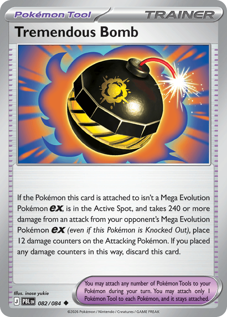 Tremendous Bomb 82 — Pitch Black