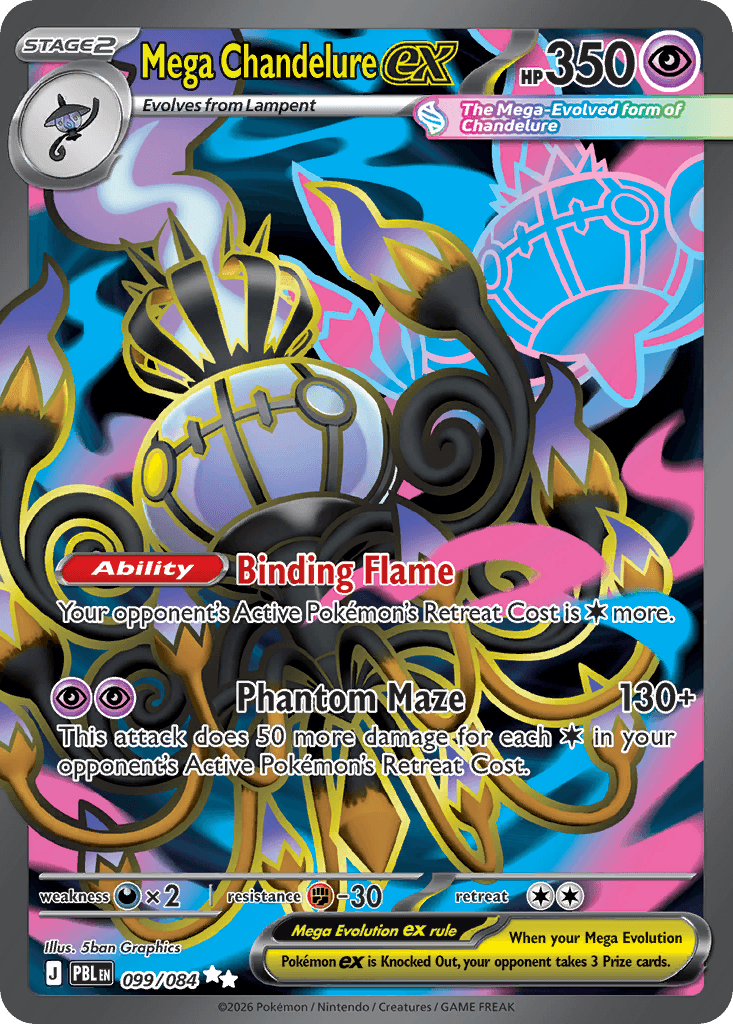 Mega Chandelure ex 99