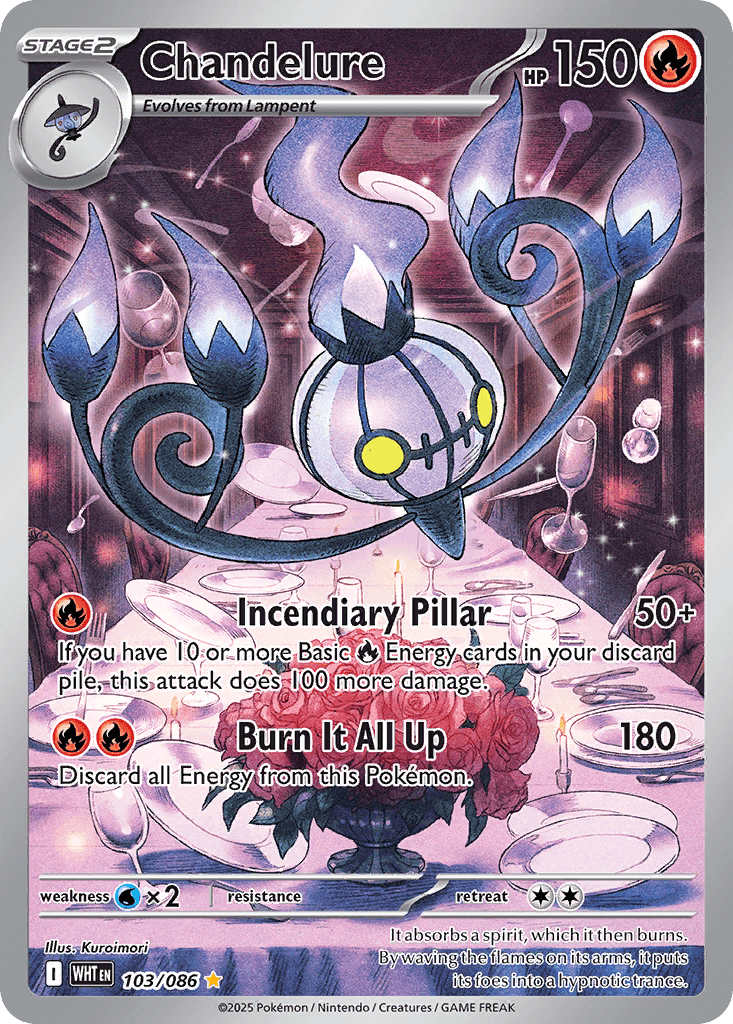 Chandelure 103 — White Flare