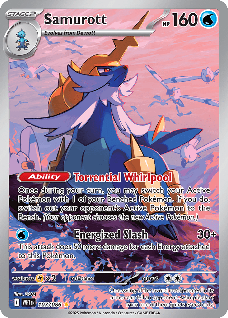 Samurott 107 — White Flare