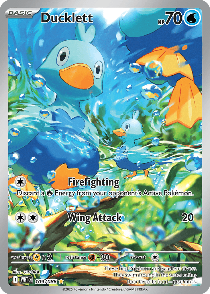 Ducklett 109 — White Flare