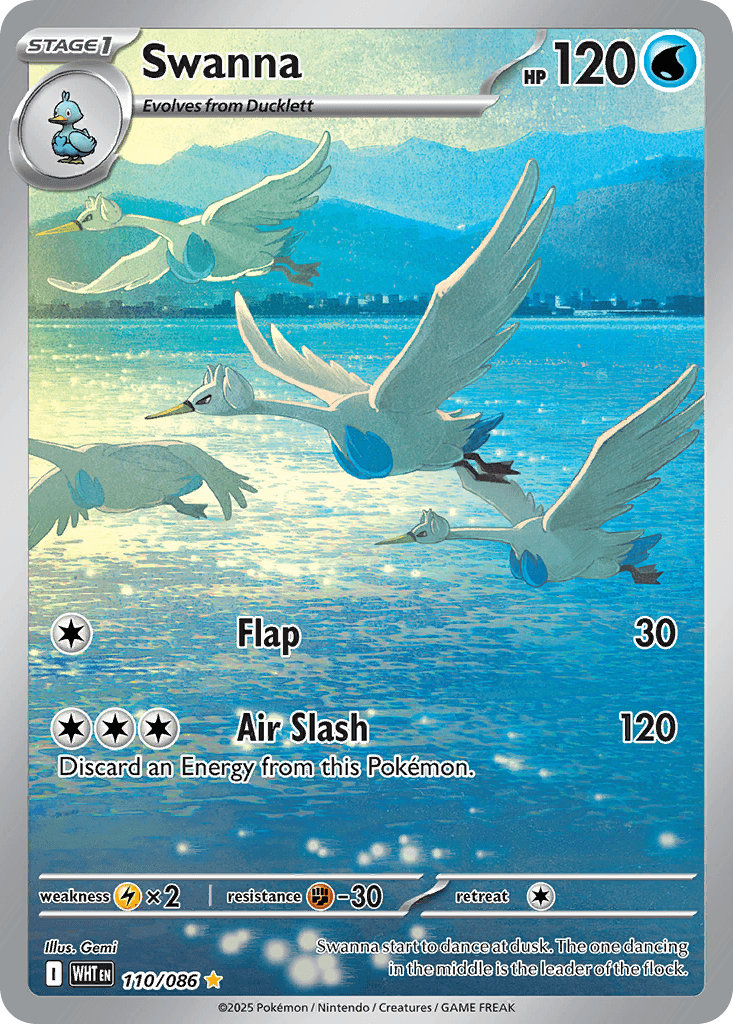 Swanna 110 — White Flare