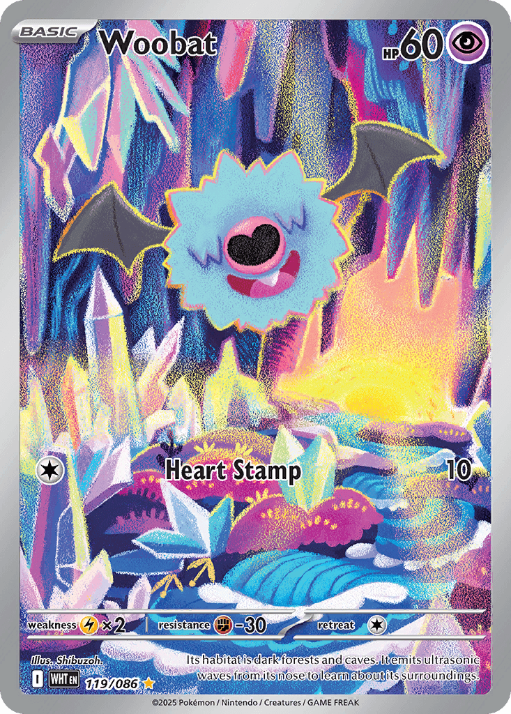 Woobat 119 — White Flare