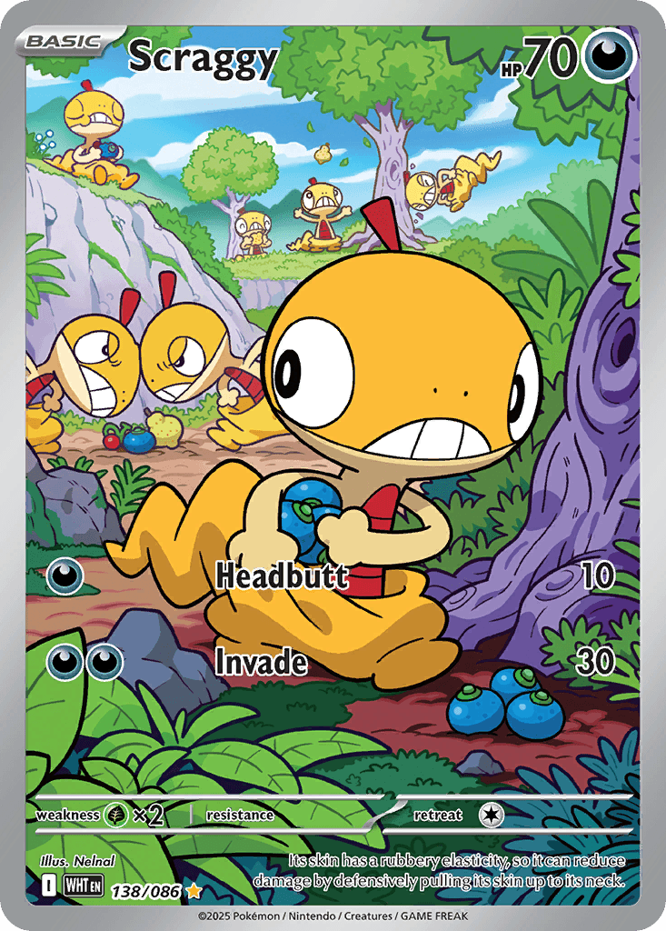 Scraggy 138 — White Flare