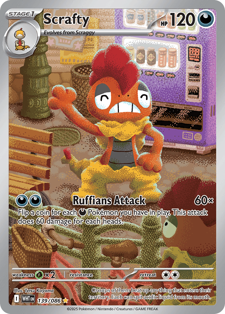 Scrafty 139 — White Flare