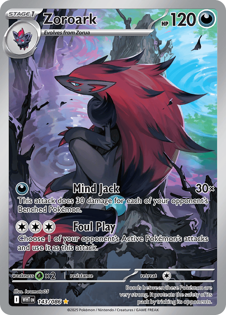 Zoroark 143 — White Flare