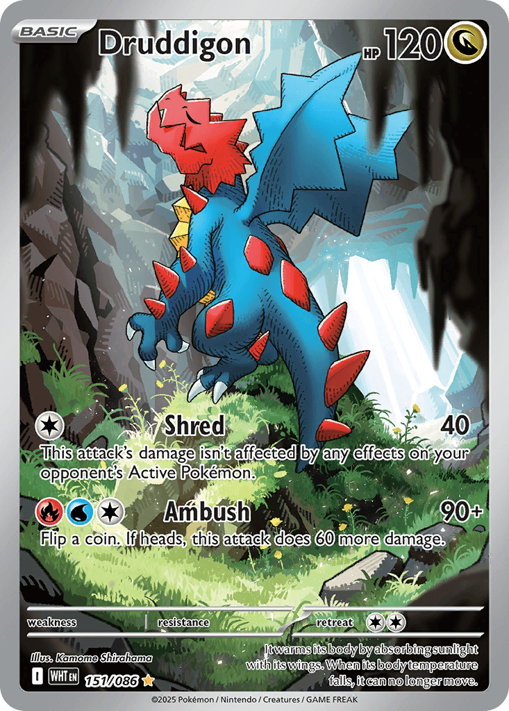 Druddigon 151 — White Flare