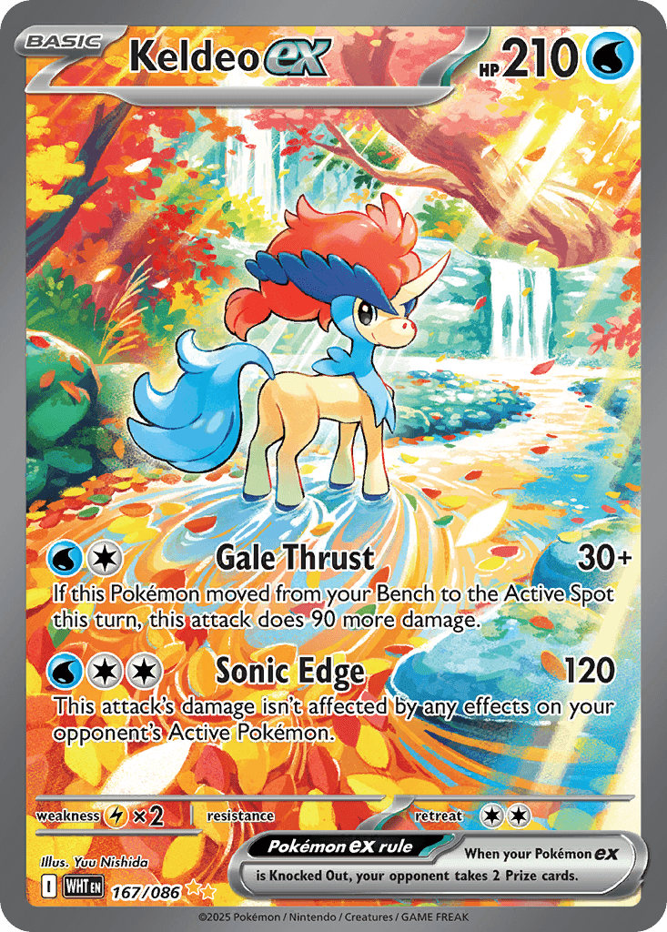 Keldeo ex 167 — White Flare