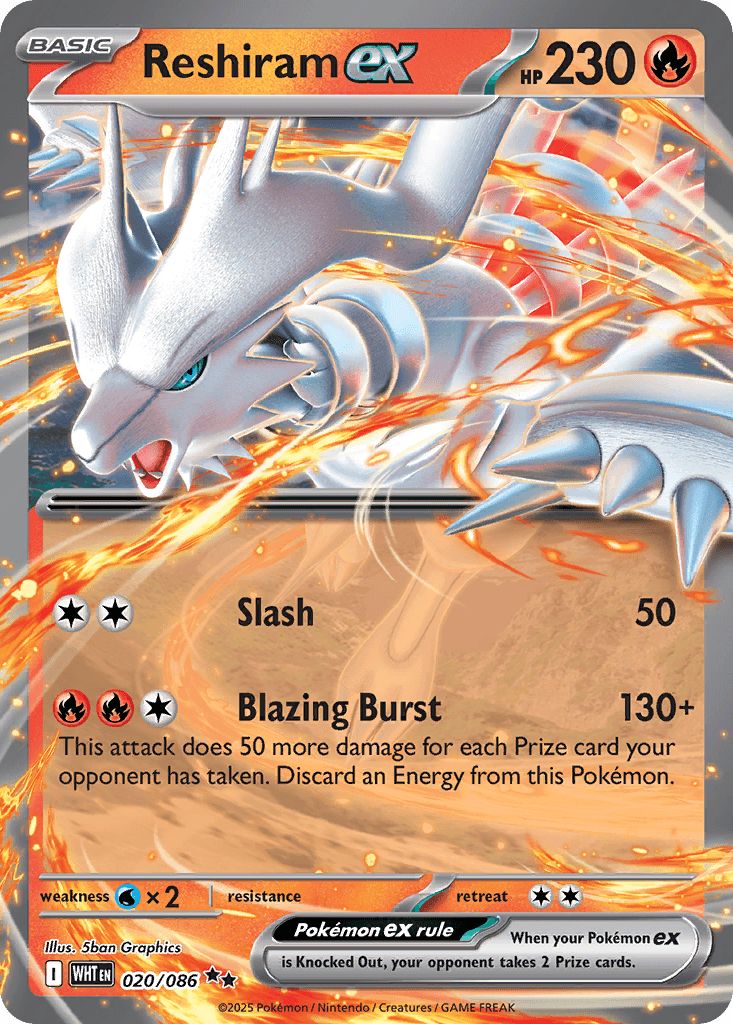 Reshiram ex 20