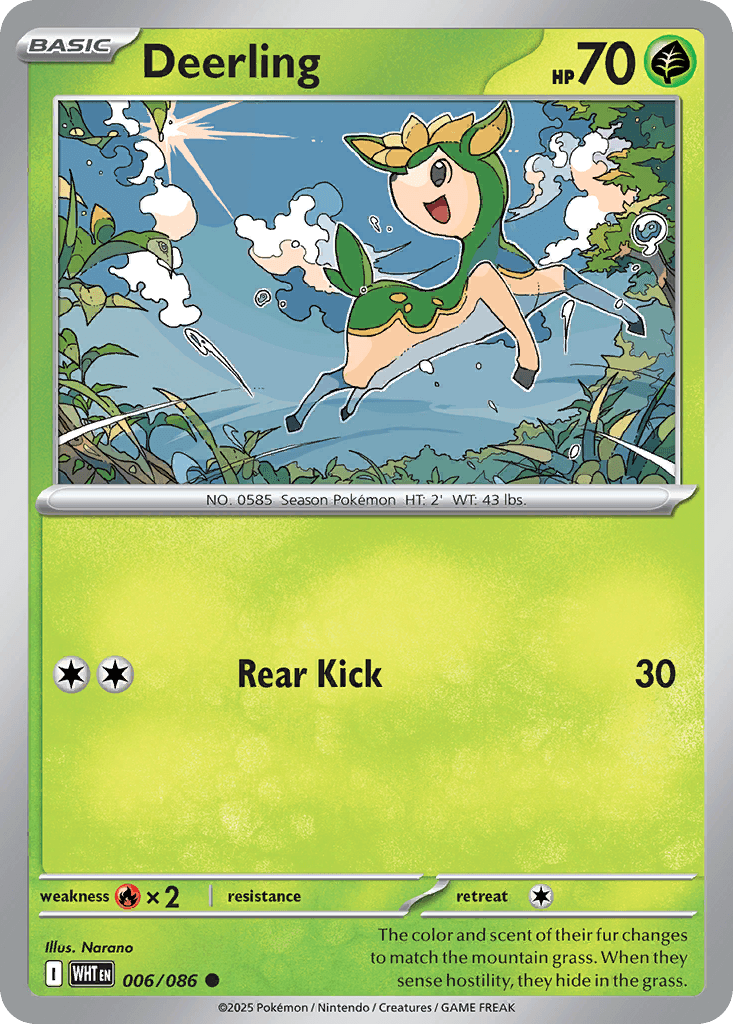 Deerling 6 — White Flare