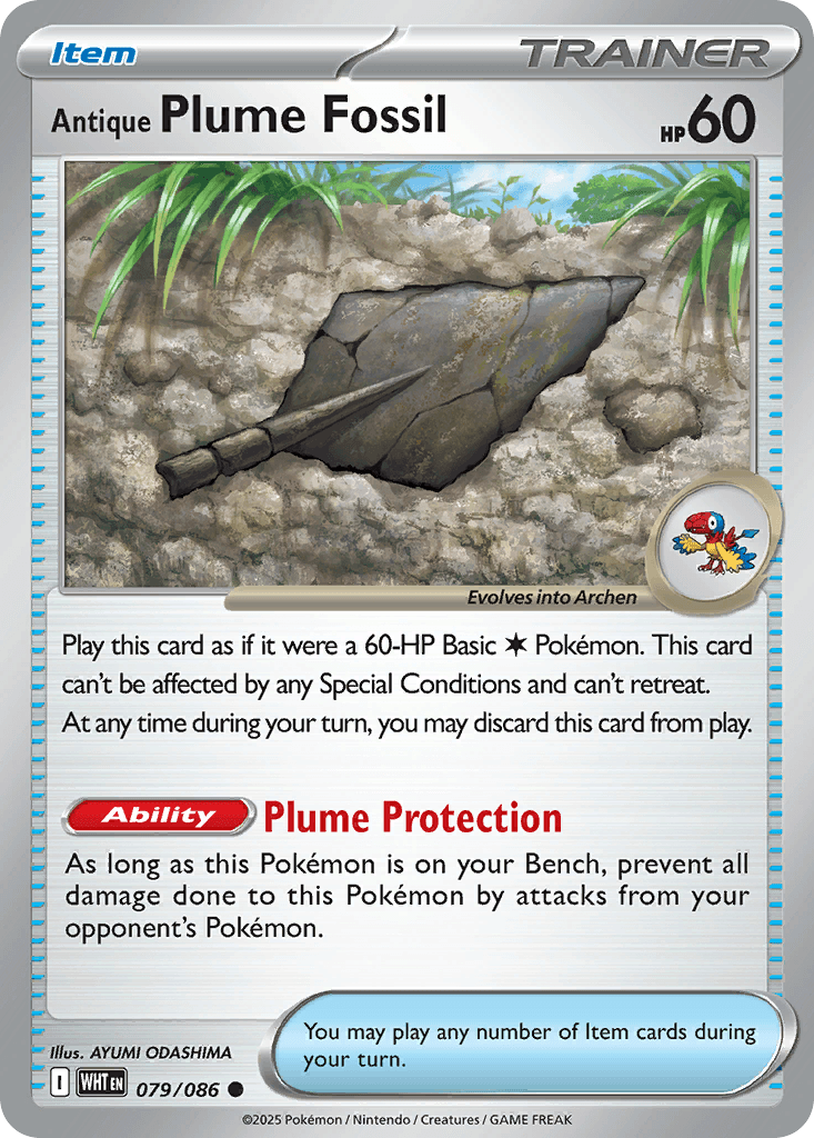 Antique Plume Fossil 79