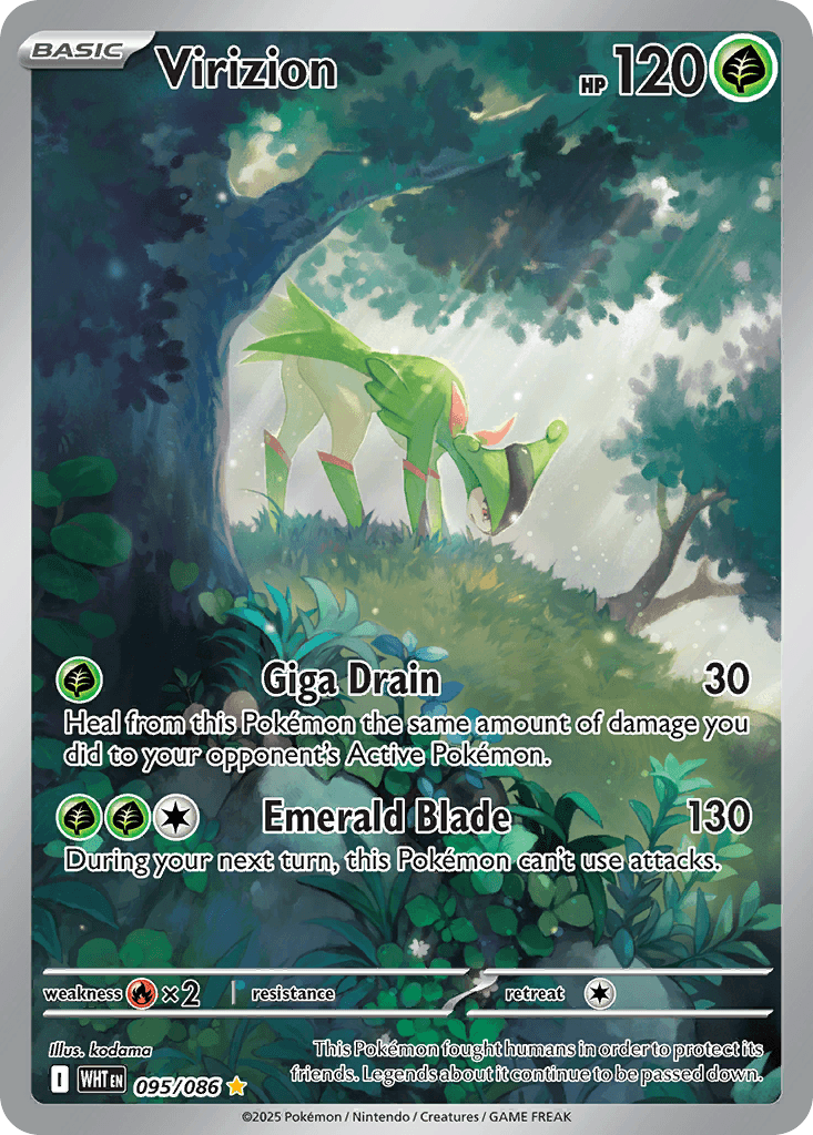 Virizion 95 — White Flare