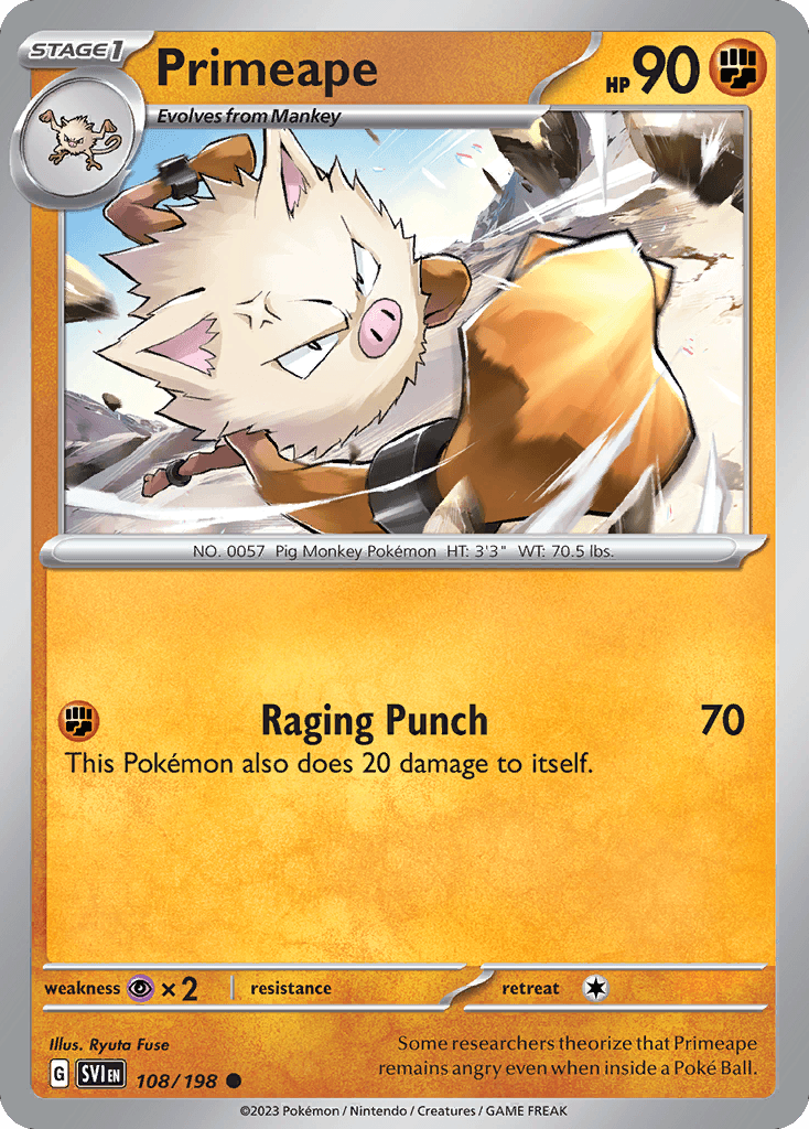 Primeape 108
