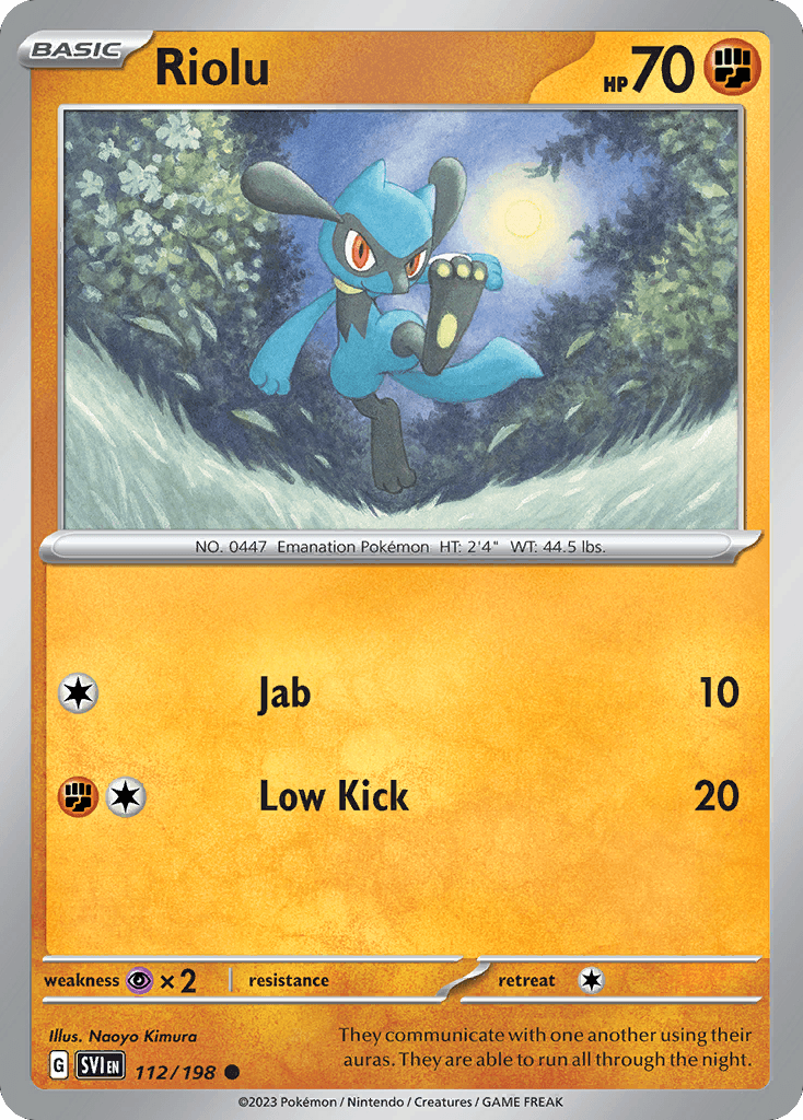 Riolu 112 — Scarlet & Violet