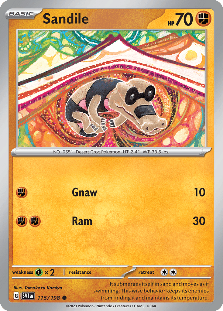 Sandile 115 — Scarlet & Violet