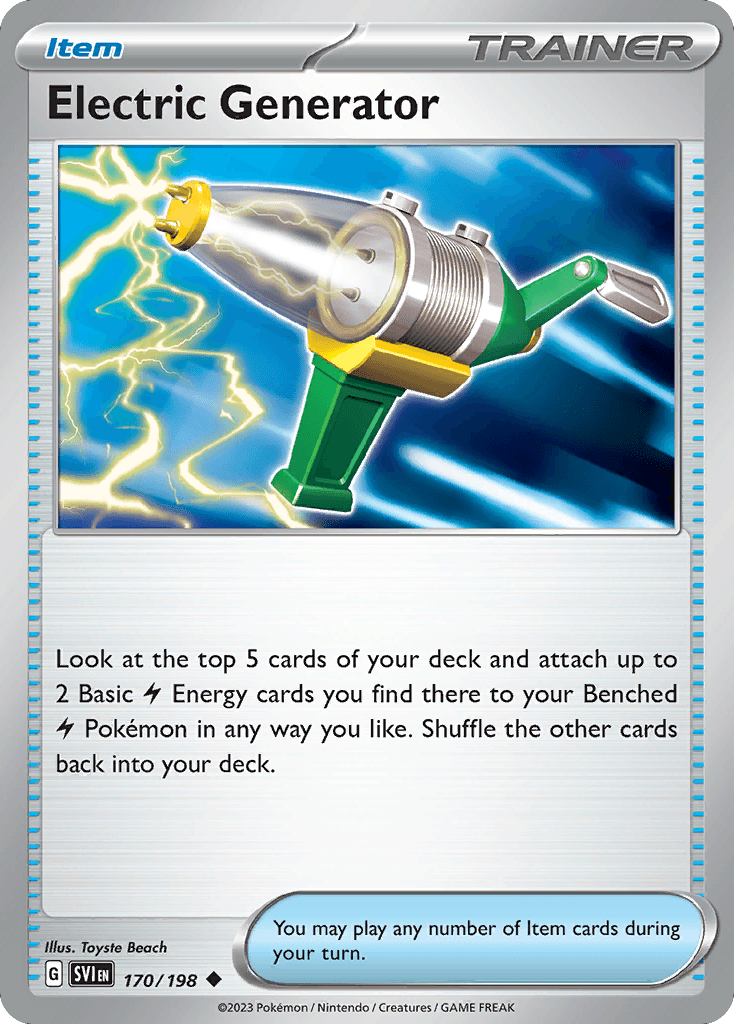 Electric Generator 170 — Scarlet & Violet