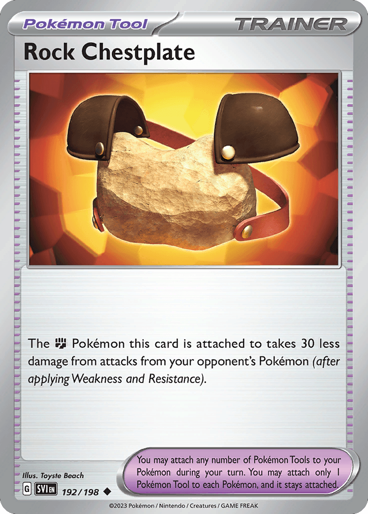 Rock Chestplate 192 — Scarlet & Violet