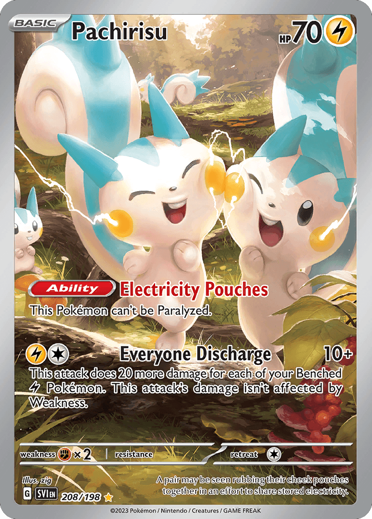 Pachirisu 208 — Scarlet & Violet