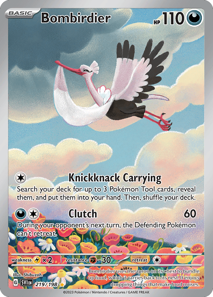 Bombirdier 219 — Scarlet & Violet