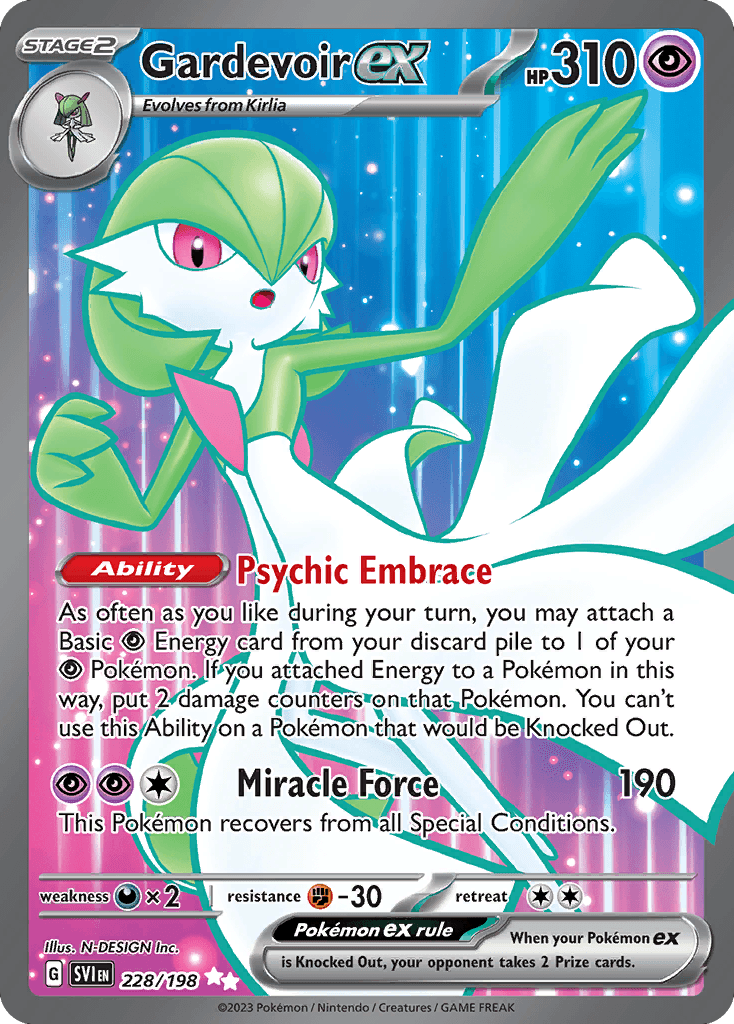 Gardevoir ex 228 — Scarlet & Violet