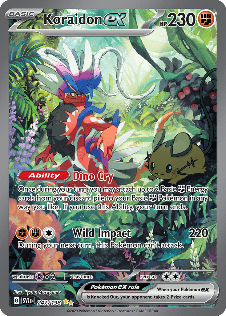 Koraidon ex 247 — Scarlet & Violet
