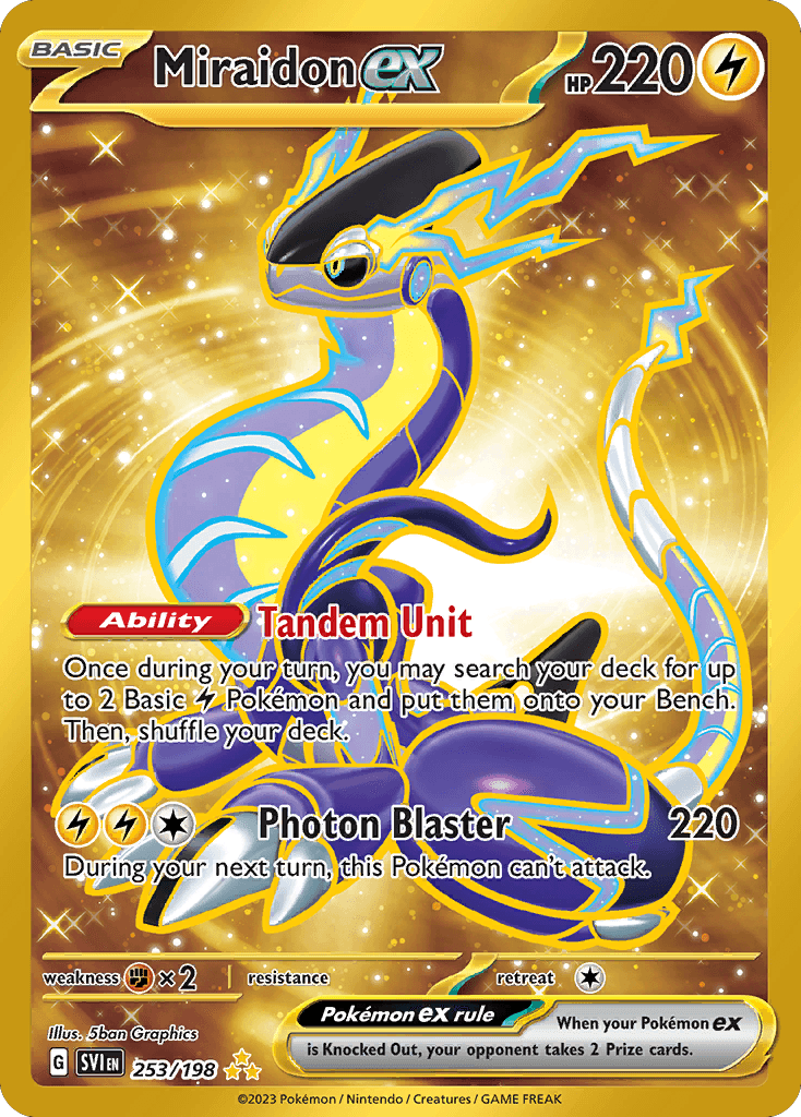 Miraidon ex 253 — Scarlet & Violet