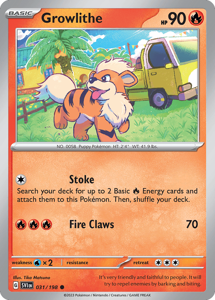 Growlithe 31 — Scarlet & Violet