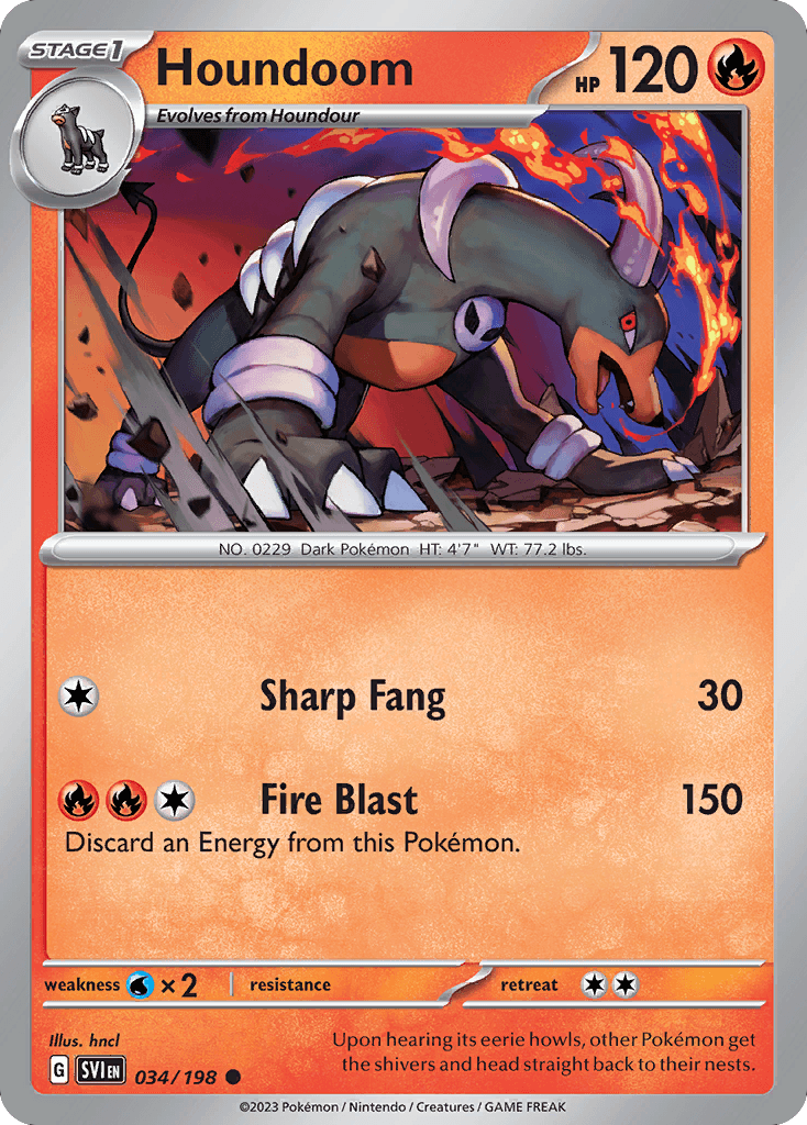 Houndoom 34 — Scarlet & Violet